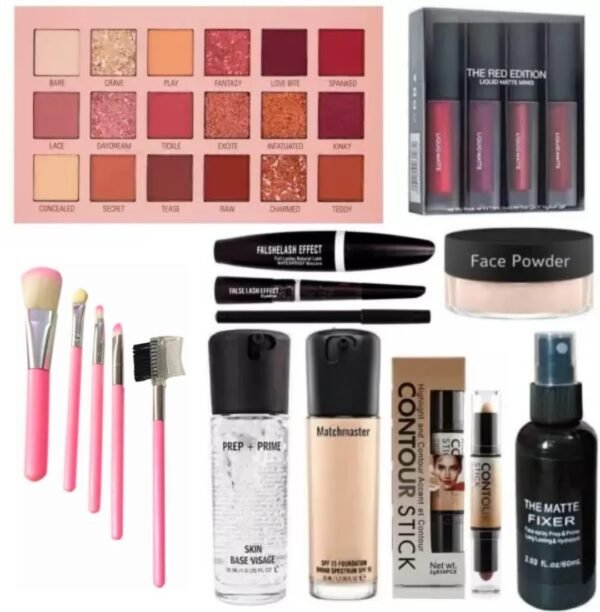 Professional Makeup Kit (9-in-1)