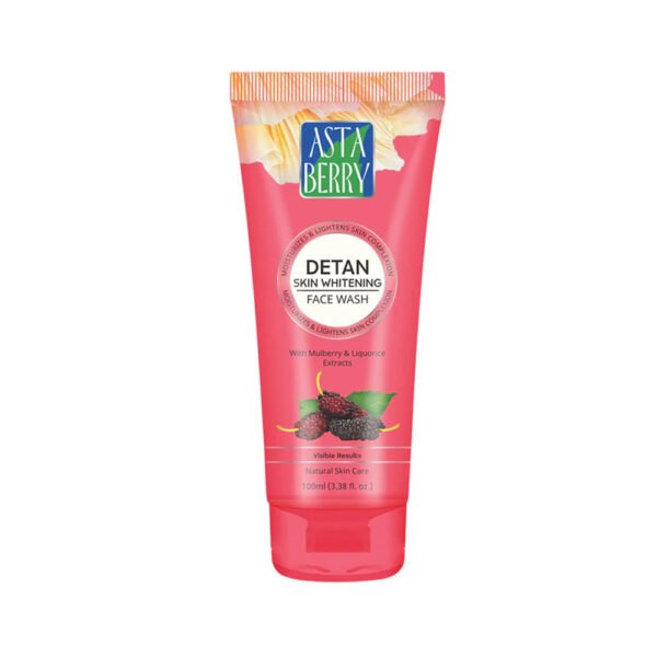 Astaberry Detan Skin Whitening Face Wash 100Ml