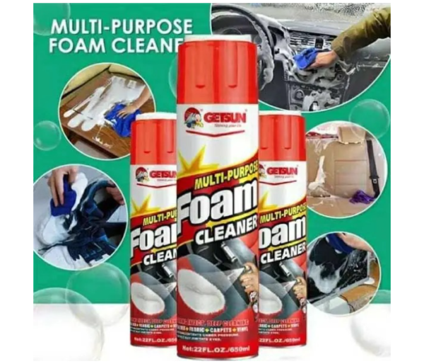 Getsun Multipurpose Foam Cleaner 650Ml - Image 2