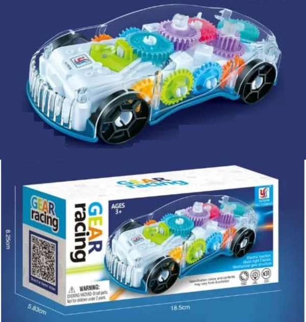 Gear Racing Transparent Gear Racing Toy Car - Image 4