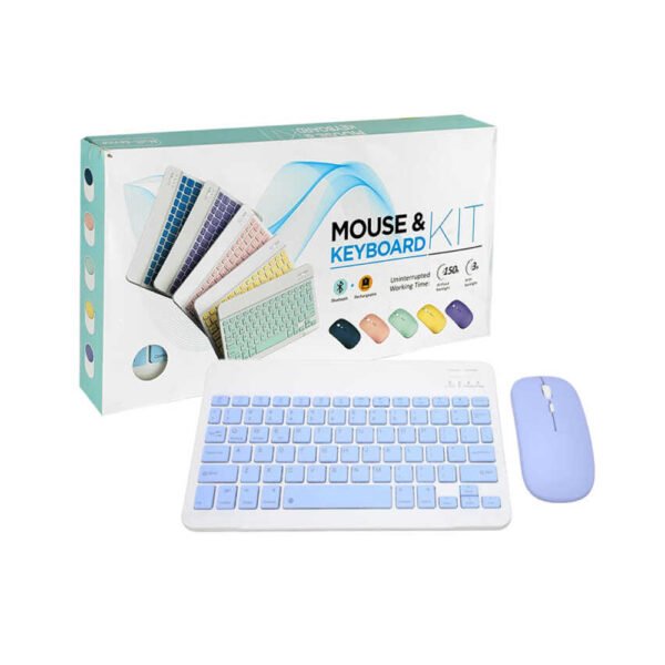 Wireless Bluetooth Keyboard And Mouse Kit Assorted Colors